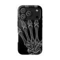 Black Skeleton Hand Tough Phone Case — Rugged Protective Phone Case