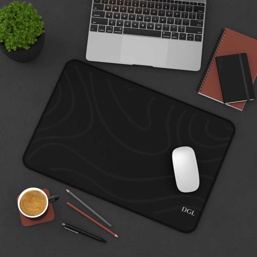 Topographic Desk Mat – Large Non-Slip Desk Pad