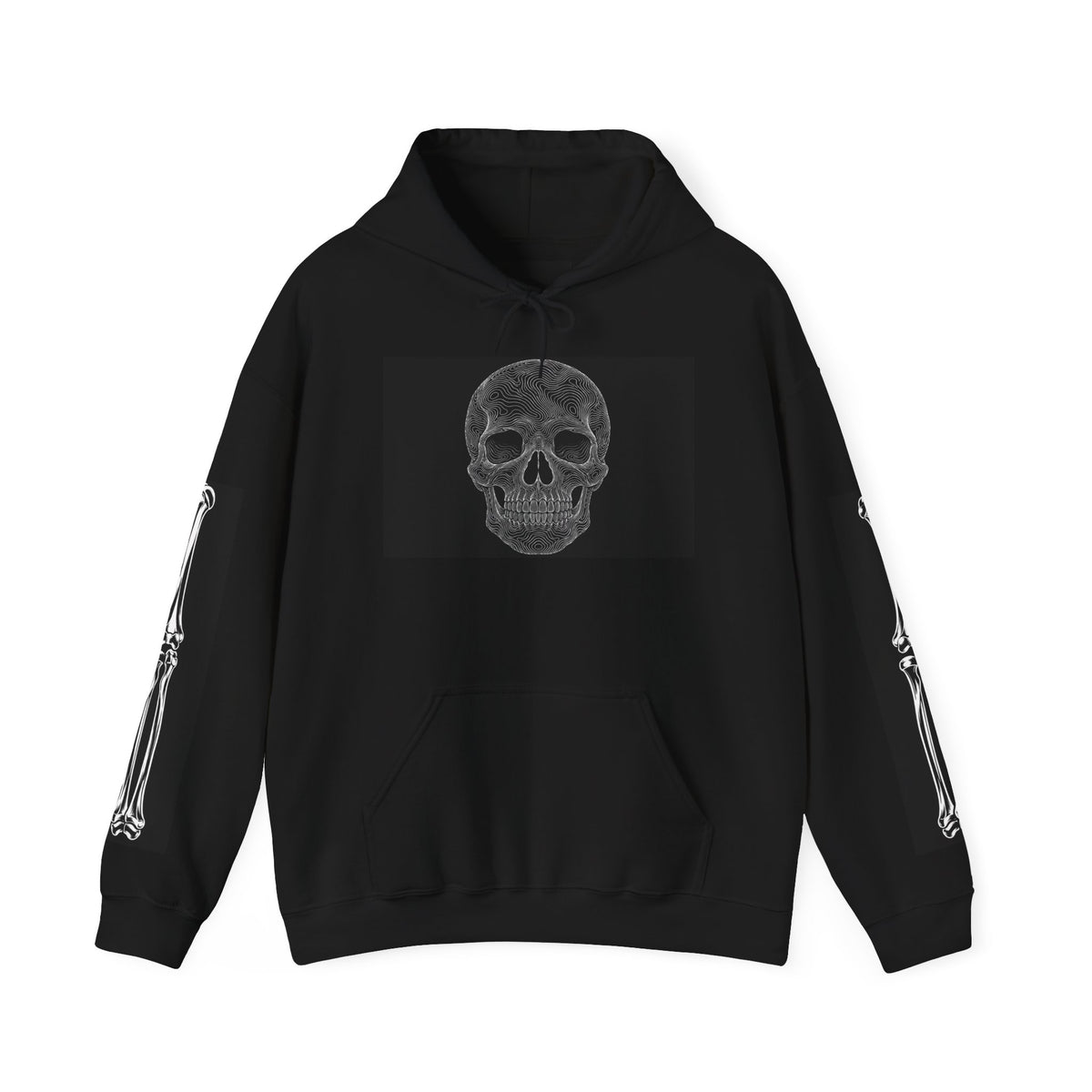Skeleton Skull Hoodie — Halloween Limited Edition | DeskGridLab