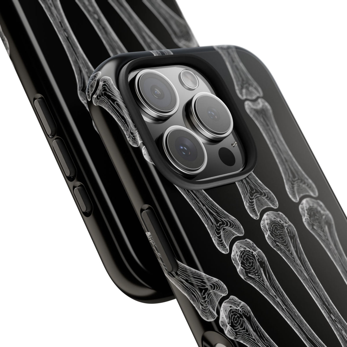 Black Skeleton Hand Tough Phone Case — Rugged Protective Phone Case