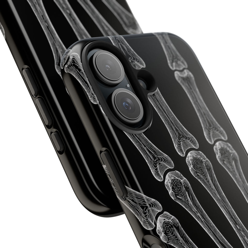 Black Skeleton Hand Tough Phone Case — Rugged Protective Phone Case