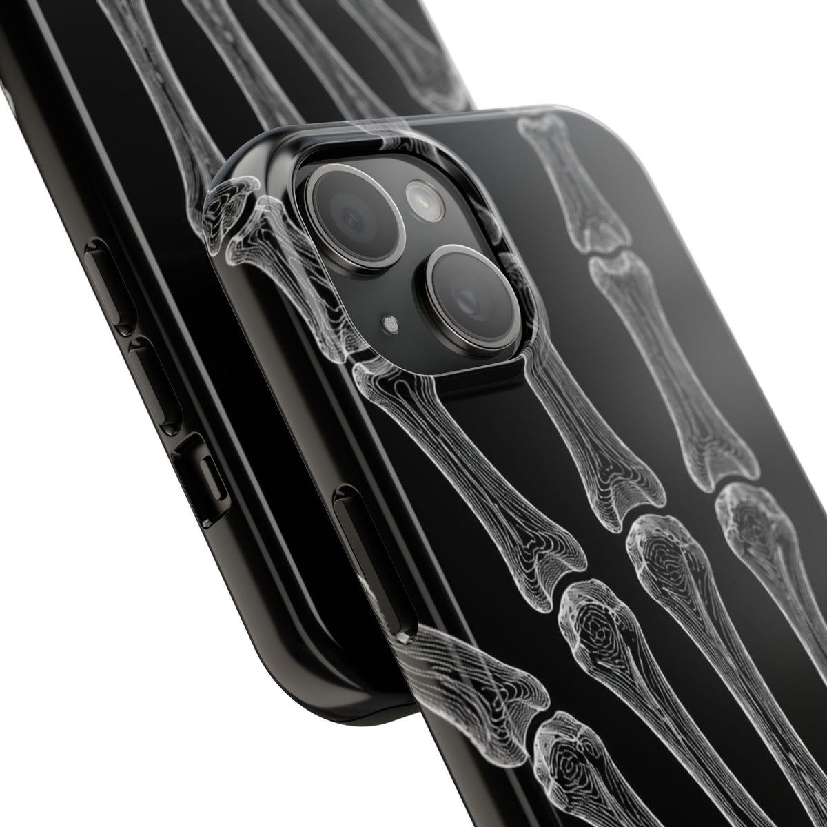 Black Skeleton Hand Tough Phone Case — Rugged Protective Phone Case
