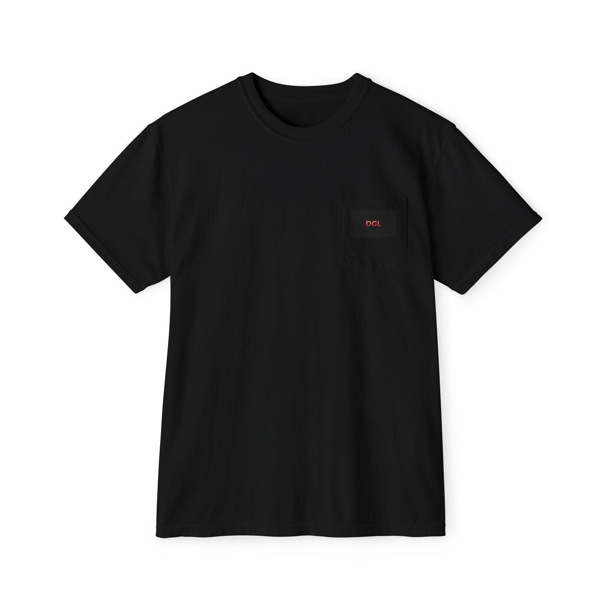 DGL Pocket Tee – Black Heavyweight T-Shirt