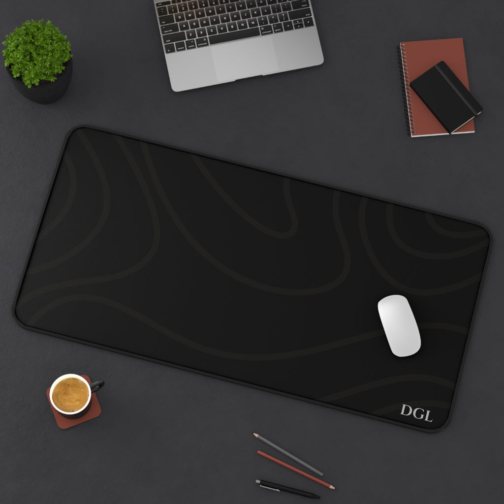 Topographic Desk Mat – Large Non-Slip Desk Pad