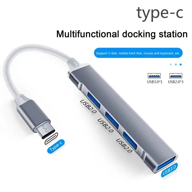 7-Port USB Hub 3.0 – Multi-Port Desk Splitter