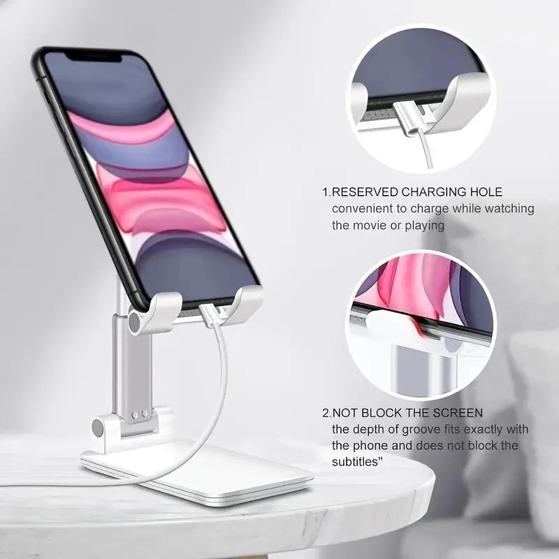 Adjustable Phone & Tablet Stand – Universal Desk Holder