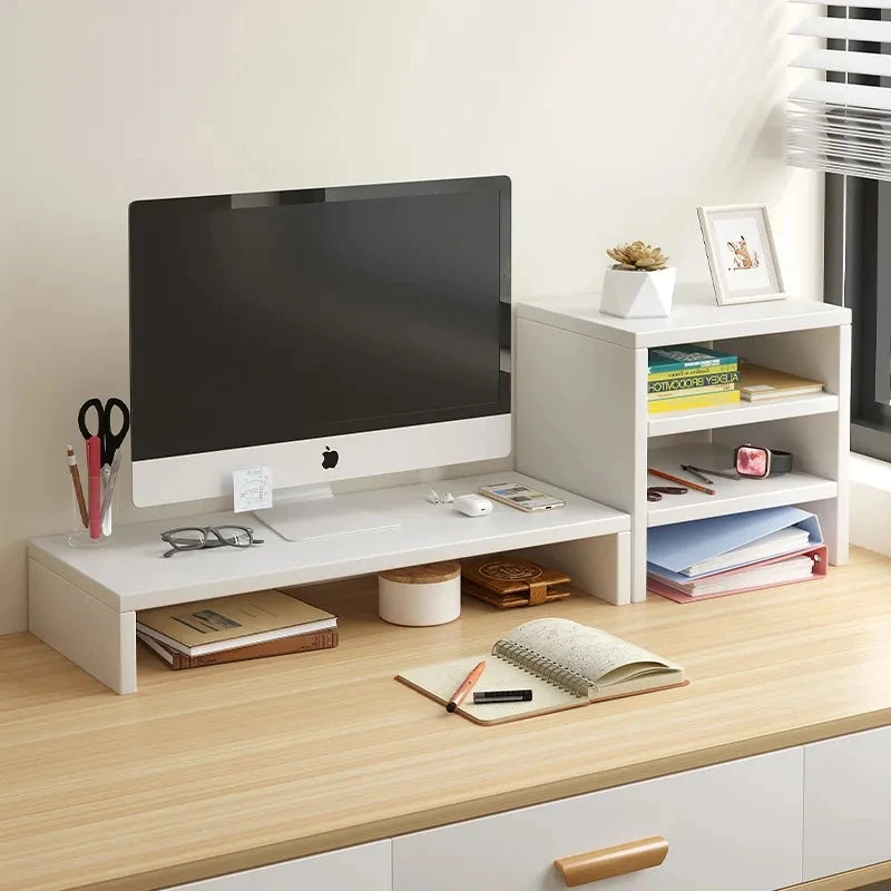 Desk Monitor Riser Organizer
