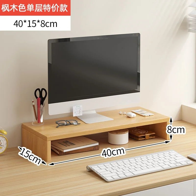 Desk Monitor Riser Organizer