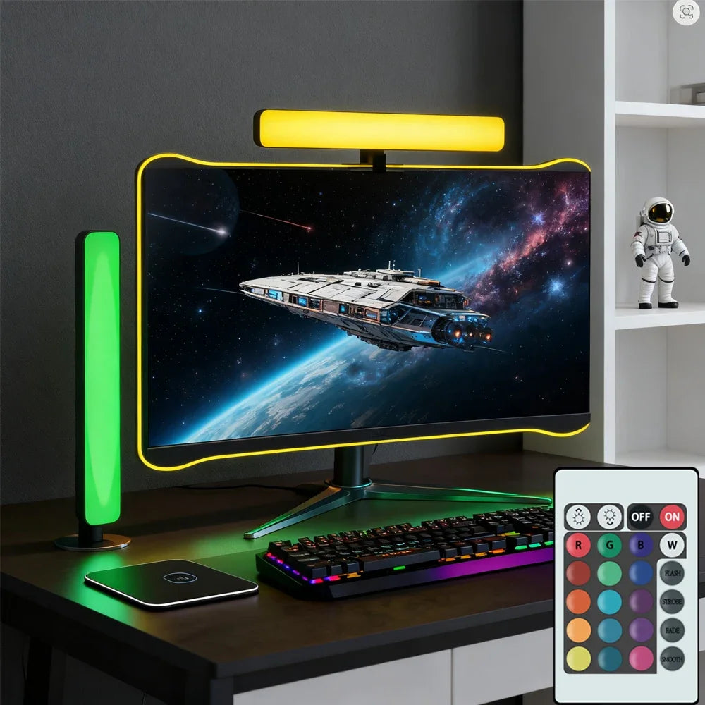 RGB Desk Light Bar – Ambient LED Monitor Light