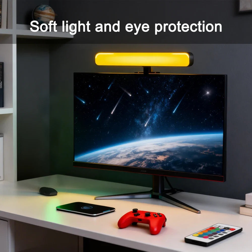 RGB Desk Light Bar – Ambient LED Monitor Light