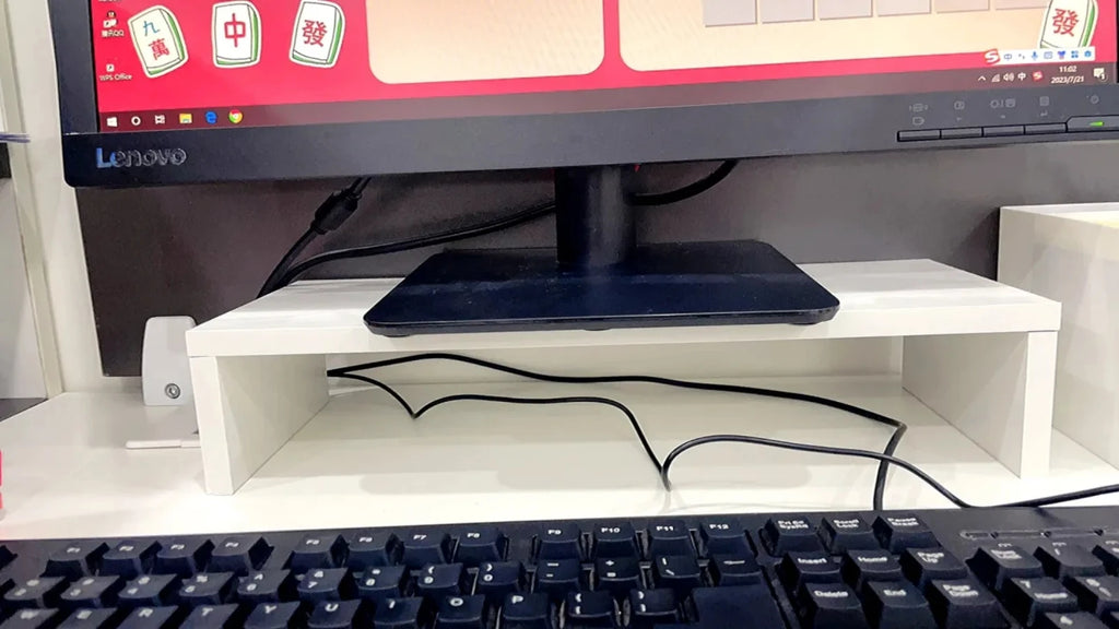 Desk Monitor Riser Organizer