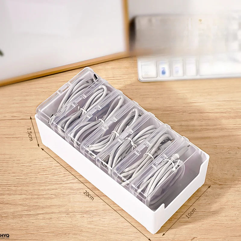 Cable Management Box – Desk Organizer