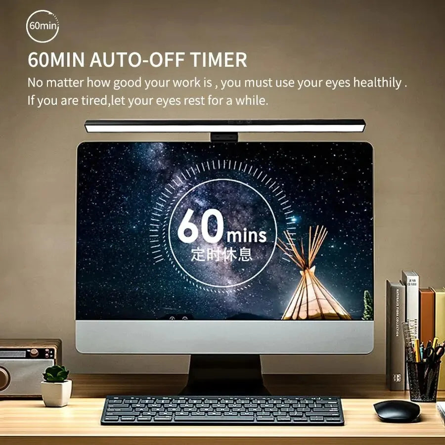 Barra de Luz LED para Monitor – Lámpara de Escritorio con USB Regulable