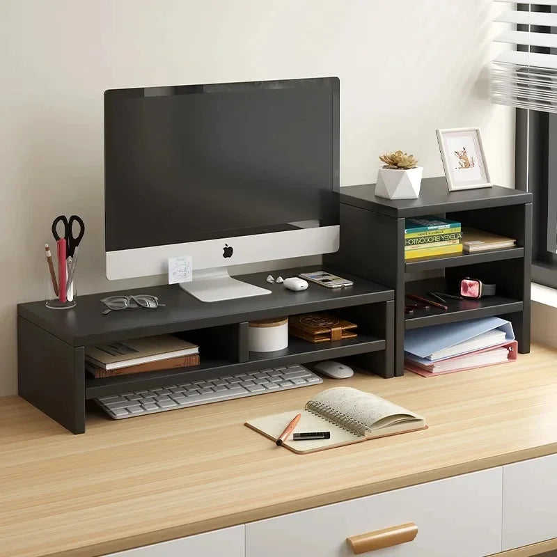 Desk Monitor Riser Organizer