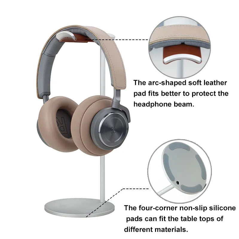 DGL Curved Aluminum Headphone Stand